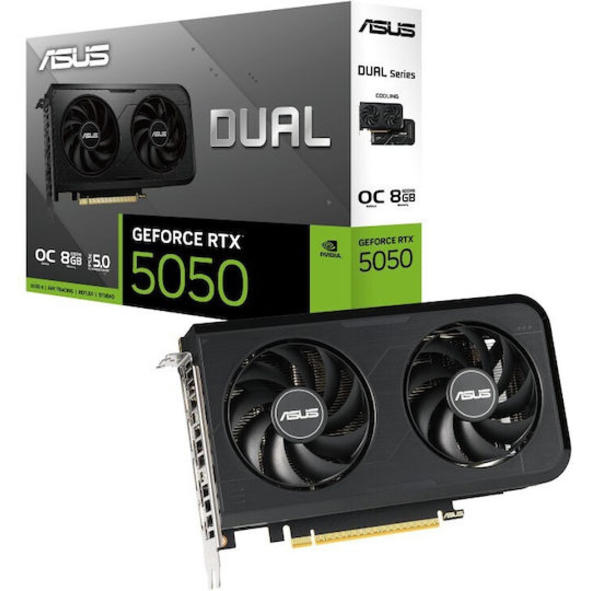 Asus GeForce RTX 5050 8GB GDDR6 Dual OC Edition Κάρτα Γραφικών