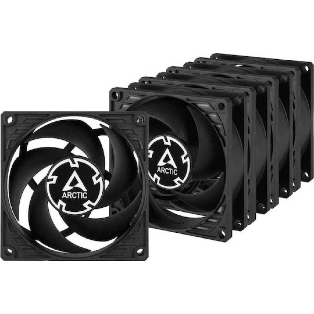 Arctic P8 PWM PST Case Fan 80mm με Σύνδεση 4-Pin / 4-Pin Molex 5τμχ