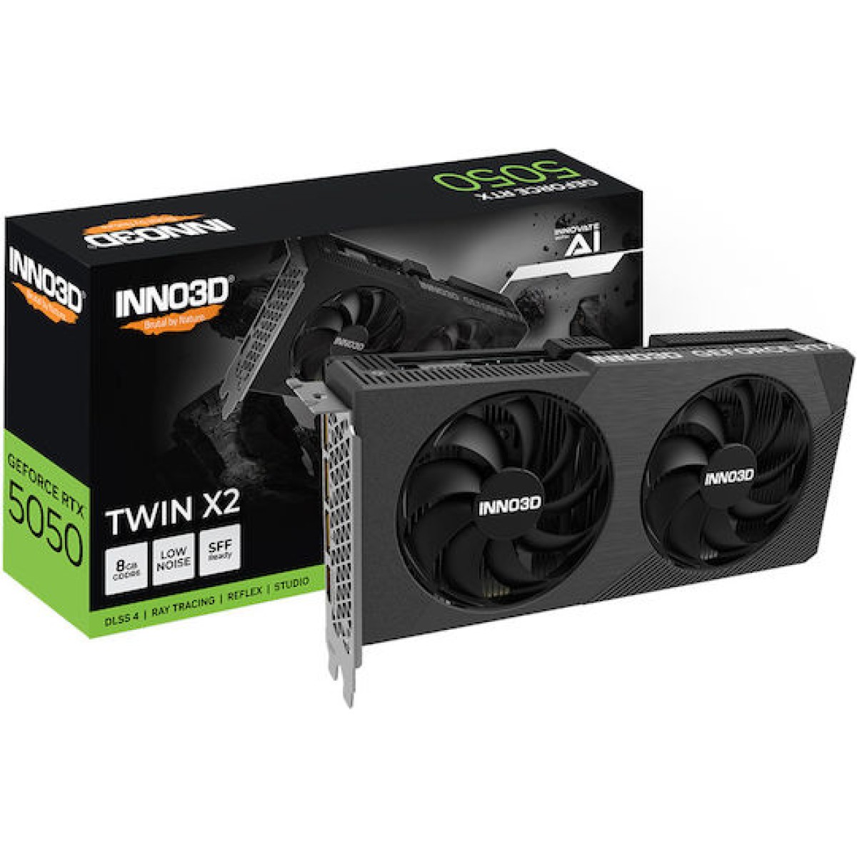 Inno 3D GeForce RTX 5050 8GB GDDR6 Twin X2 Κάρτα Γραφικών
