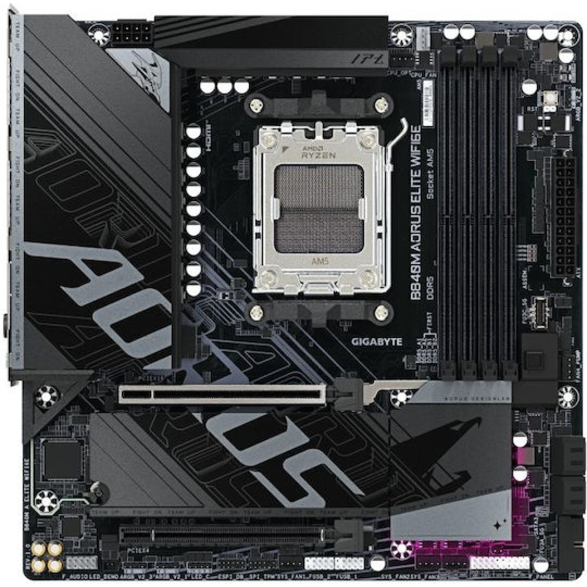 Gigabyte B840M Aorus Elite WIFI6E Motherboard Micro ATX με AMD AM5 Socket