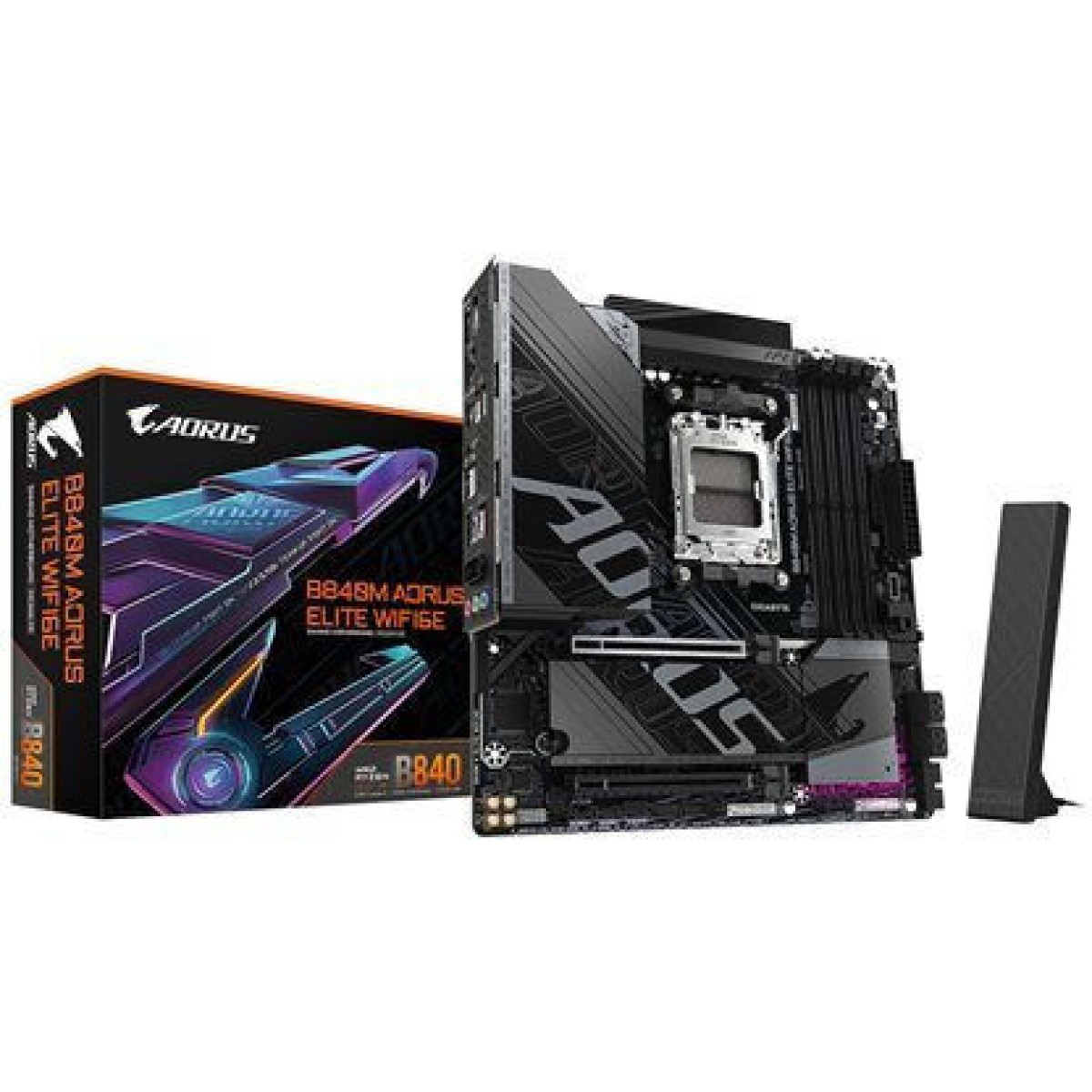 Gigabyte B840M Aorus Elite WIFI6E Motherboard Micro ATX με AMD AM5 Socket