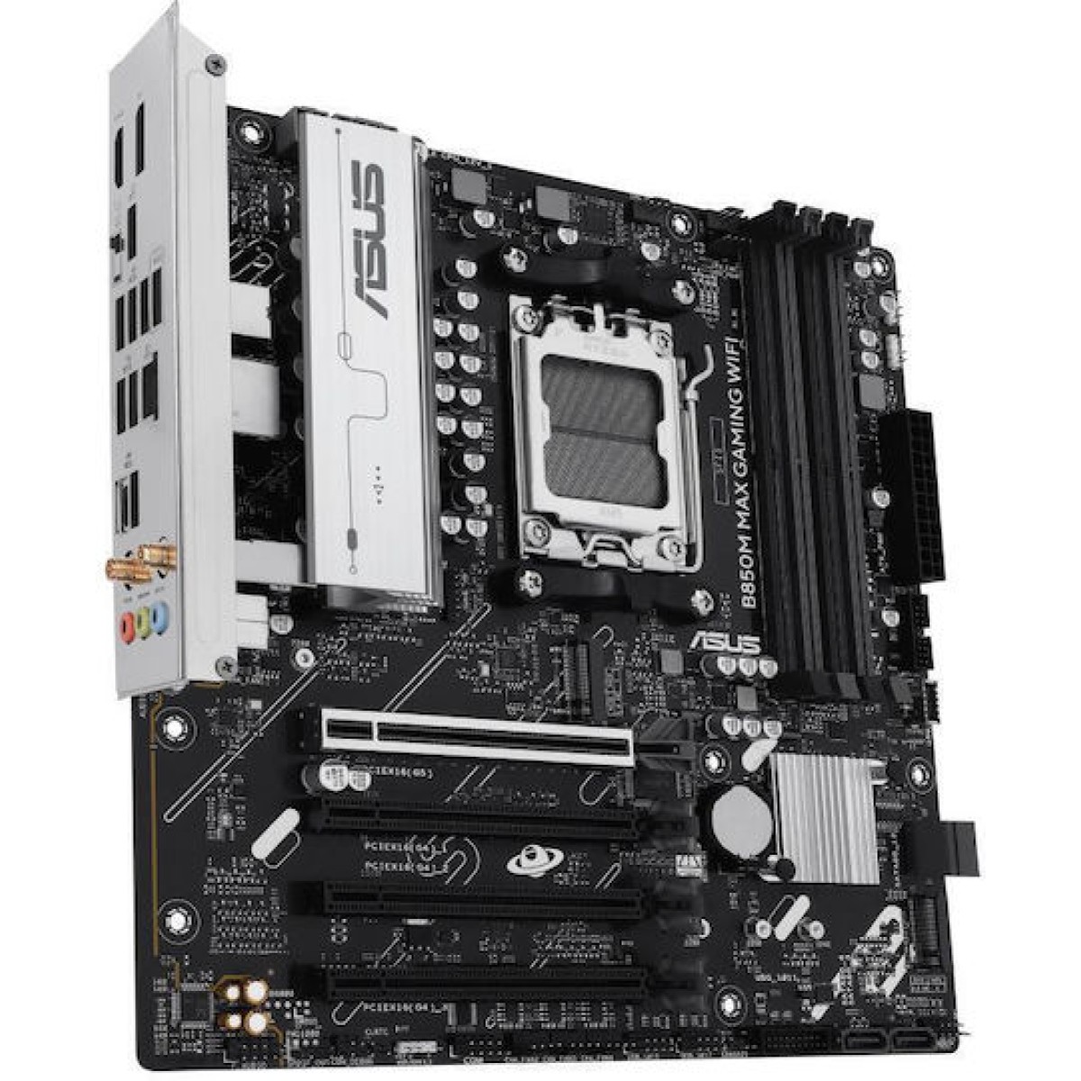 Asus B850M MAX Gaming WIFI Motherboard Micro ATX με AMD AM5 Socket 90MB1LL0-M0EAY0