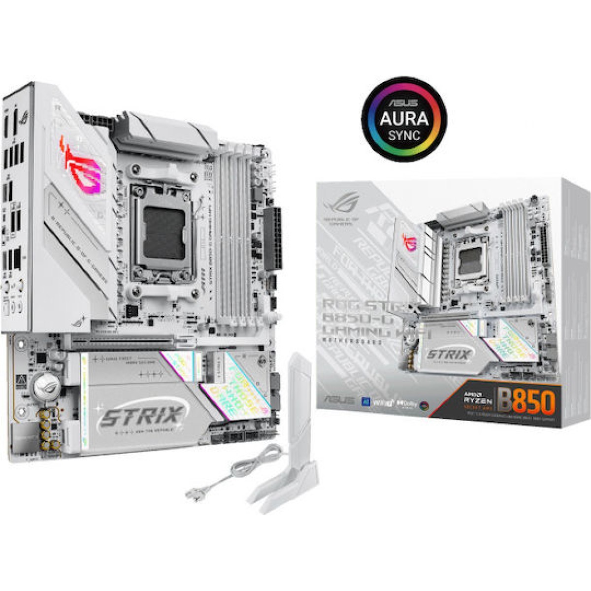 Asus Rog Strix B850-G Gaming WIFI Motherboard Micro ATX με AMD AM5 Socket 90MB1M30-M0EAY0