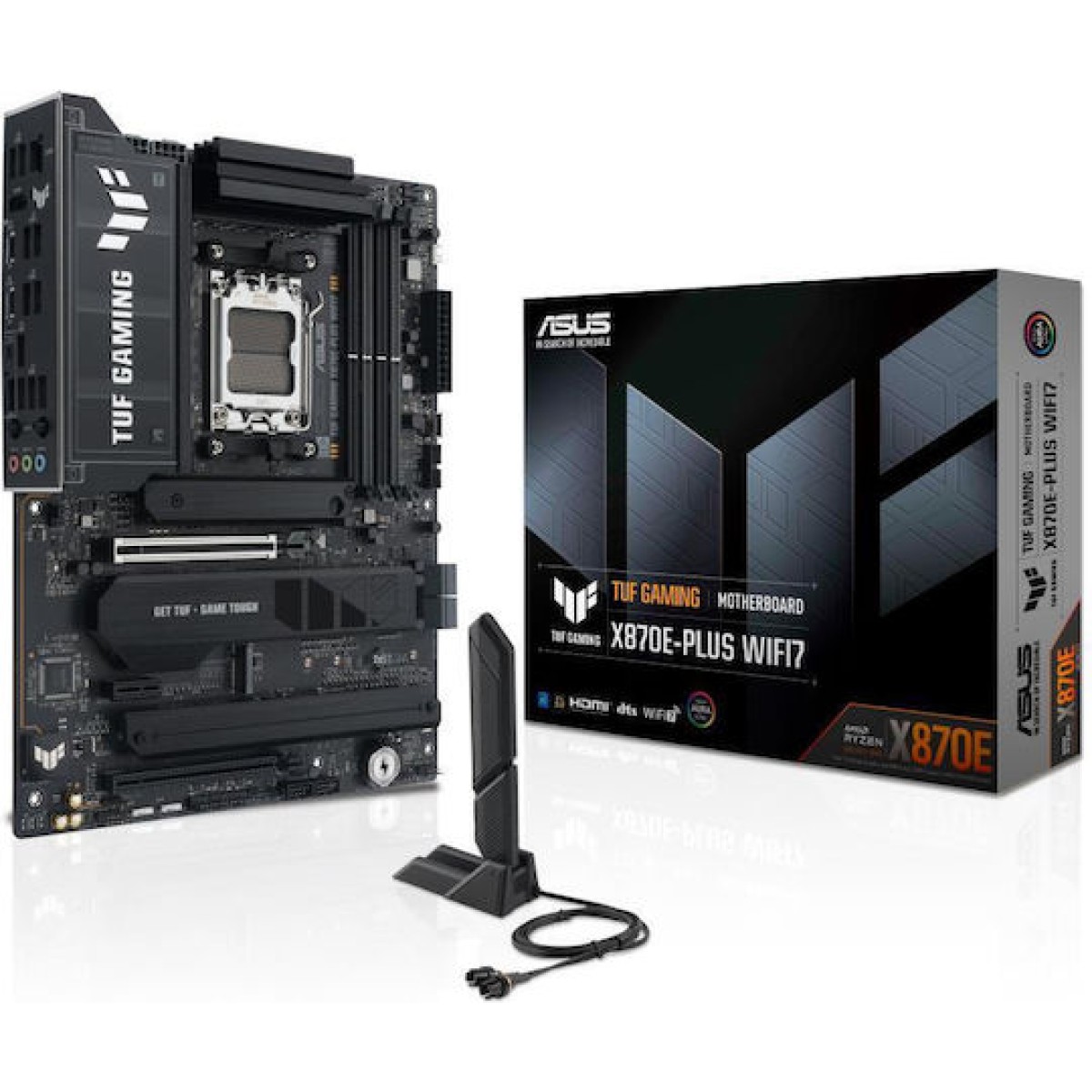 Asus TUF GAMING X870E-PLUS WIFI7 Motherboard ATX με AMD AM5 Socket 90MB1M70-M0EAY0