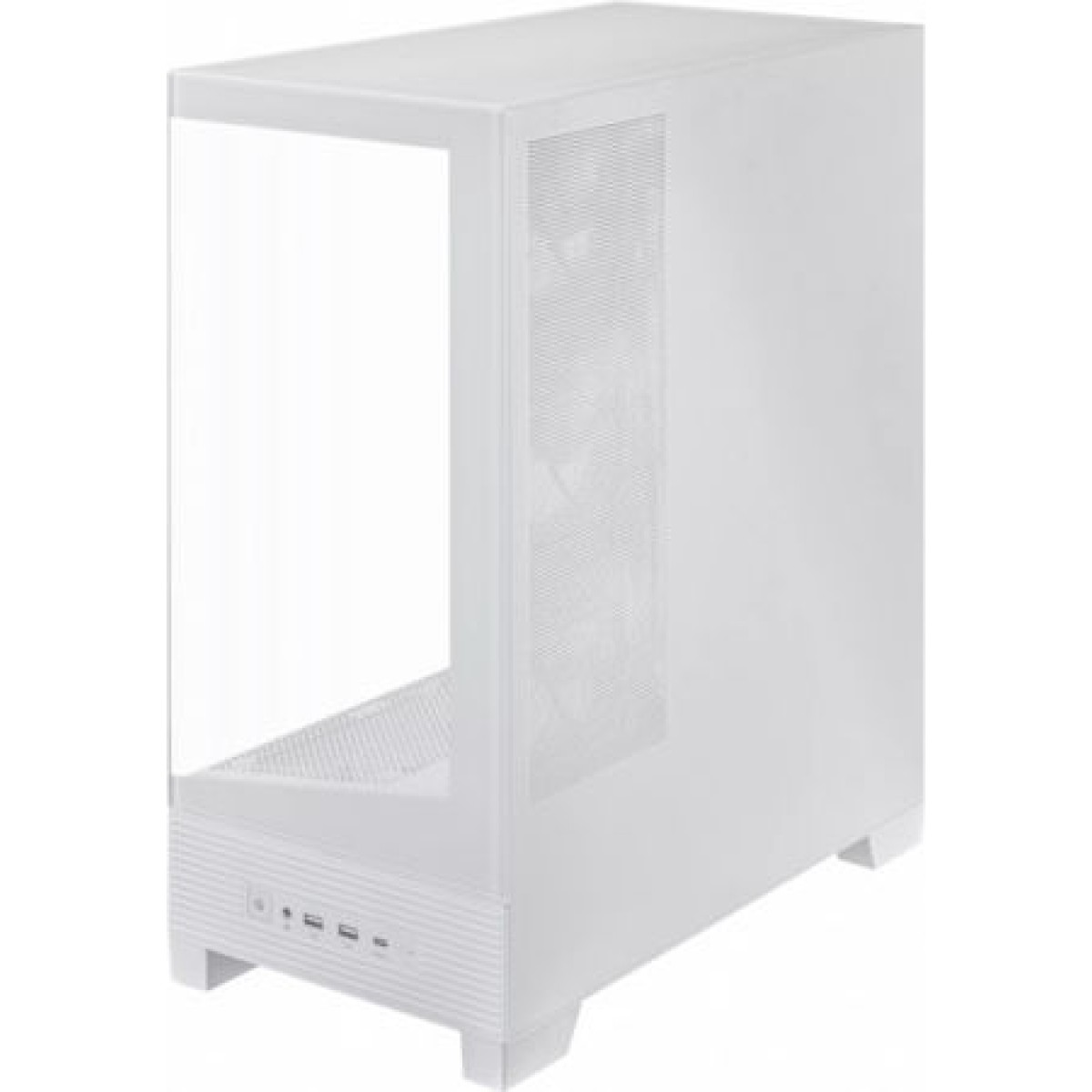 Asus A31 PLUS Gaming Midi Tower Κουτί Υπολογιστή με Πλαϊνό Παράθυρο και ARGB Φωτισμό Λευκό