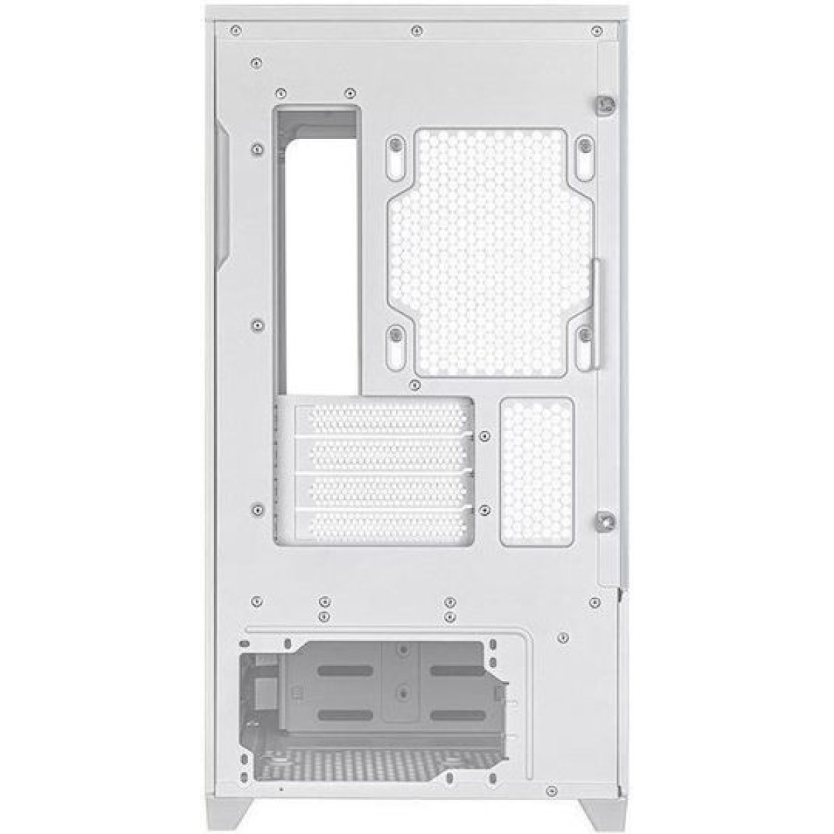 Asus Prime AP202 Gaming Mini Tower Κουτί Υπολογιστή με Πλαϊνό Παράθυρο και ARGB Φωτισμό Λευκό