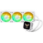 Asus TUF GAMING LC III 360 LCD Υδρόψυξη Επεξεργαστή 120mm για Socket AM4/AM5/1700/1200 με ARGB Φωτισμό Λευκή
