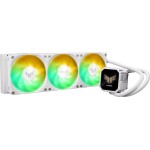Asus TUF GAMING LC III 360 LCD Υδρόψυξη Επεξεργαστή 120mm για Socket AM4/AM5/1700/1200 με ARGB Φωτισμό Λευκή