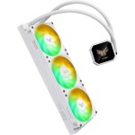 Asus TUF GAMING LC III 360 LCD Υδρόψυξη Επεξεργαστή 120mm για Socket AM4/AM5/1700/1200 με ARGB Φωτισμό Λευκή