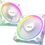 Asus Prime MR120 Case Fan με ARGB Φωτισμό και Σύνδεση 4-Pin PWM Λευκό