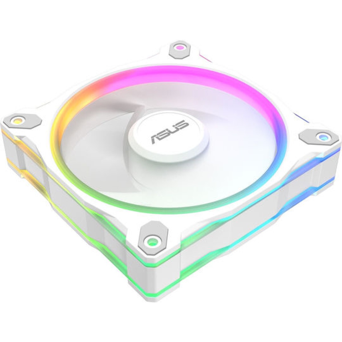 Asus Prime MR120 Case Fan με ARGB Φωτισμό και Σύνδεση 4-Pin PWM Λευκό