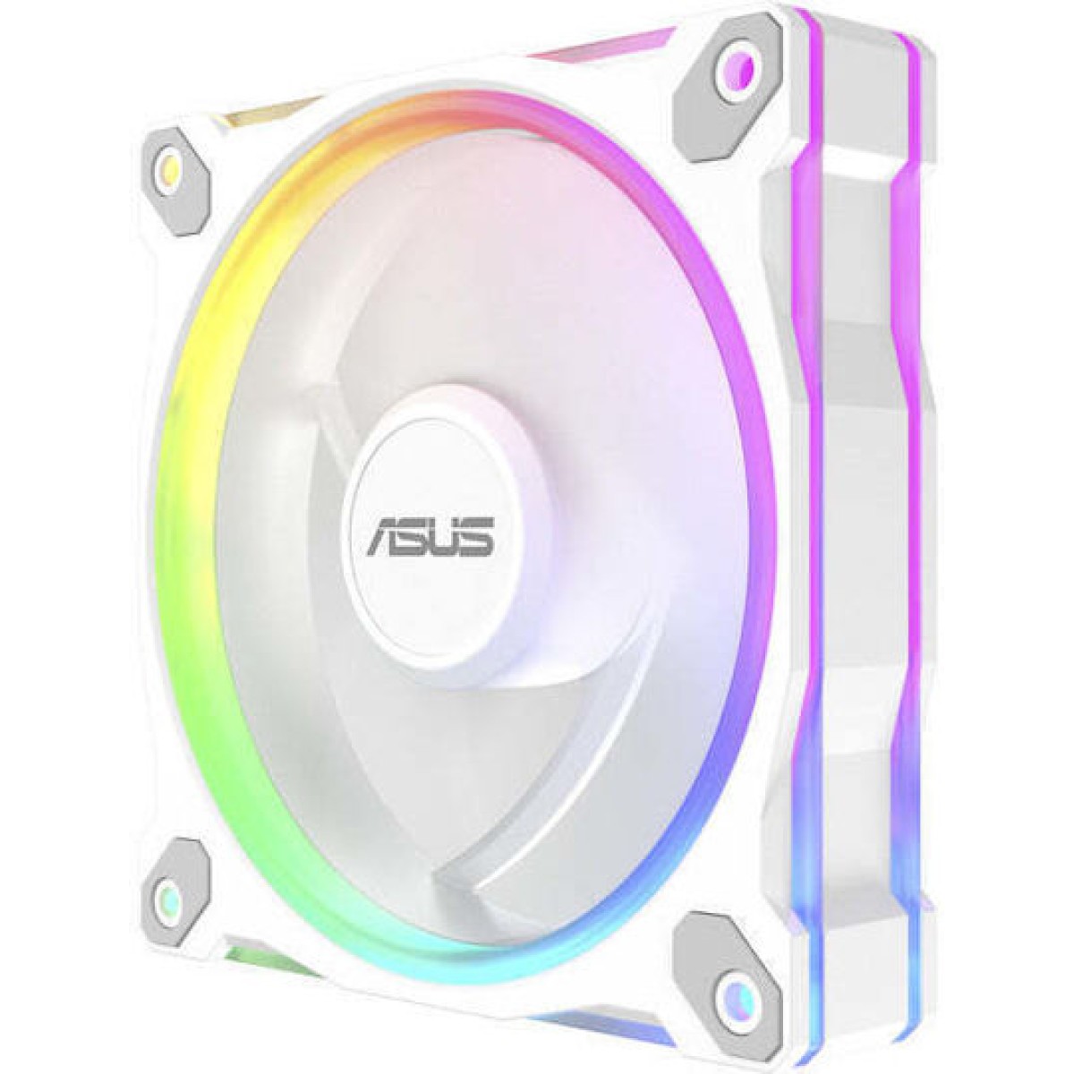 Asus Prime MR120 Reverse Case Fan με ARGB Φωτισμό και Σύνδεση 4-Pin PWM Λευκό