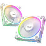 Asus Prime MR120 Reverse Case Fan με ARGB Φωτισμό και Σύνδεση 4-Pin PWM Λευκό