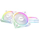 Asus Prime MR120 Case Fan με ARGB Φωτισμό και Σύνδεση 4-Pin PWM 3τμχ Λευκό