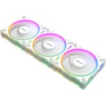 Asus Prime MR120 Case Fan με ARGB Φωτισμό και Σύνδεση 4-Pin PWM 3τμχ Λευκό