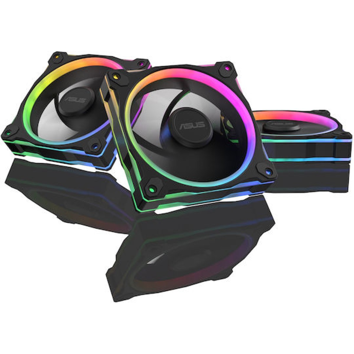 Asus Prime MR120 Case Fan με ARGB Φωτισμό και Σύνδεση 4-Pin PWM 3τμχ