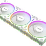 Asus Prime MR120 Reverse Case Fan με ARGB Φωτισμό και Σύνδεση 4-Pin PWM 3τμχ Λευκό