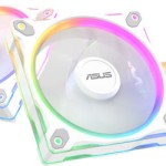 Asus Prime MR120 Reverse Case Fan με ARGB Φωτισμό και Σύνδεση 4-Pin PWM 3τμχ Λευκό