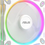 Asus Prime MR120 Reverse Case Fan με ARGB Φωτισμό και Σύνδεση 4-Pin PWM 3τμχ Λευκό
