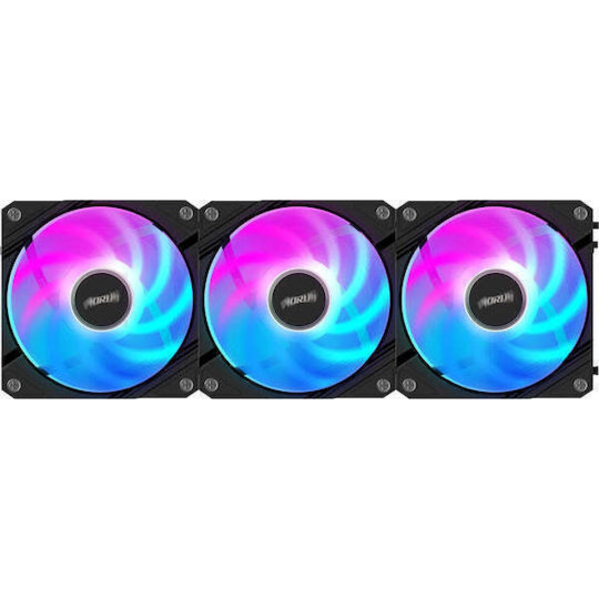 Gigabyte Aorus EZ Chain Fan 120 Case Fan με ARGB Φωτισμό 3τμχ