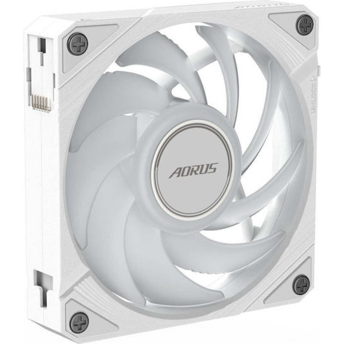 Gigabyte AORUS EZ CHAIN Case Fan 120mm με Λευκό Φωτισμό Λευκό