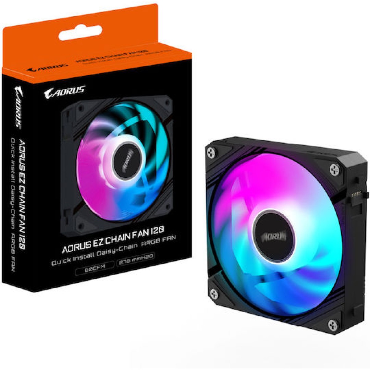 Gigabyte Aorus EZ Chain Case Fan 120mm με ARGB Φωτισμό