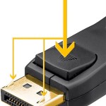 Goobay Cable DisplayPort male - DisplayPort male 2m Μαύρο (74744)