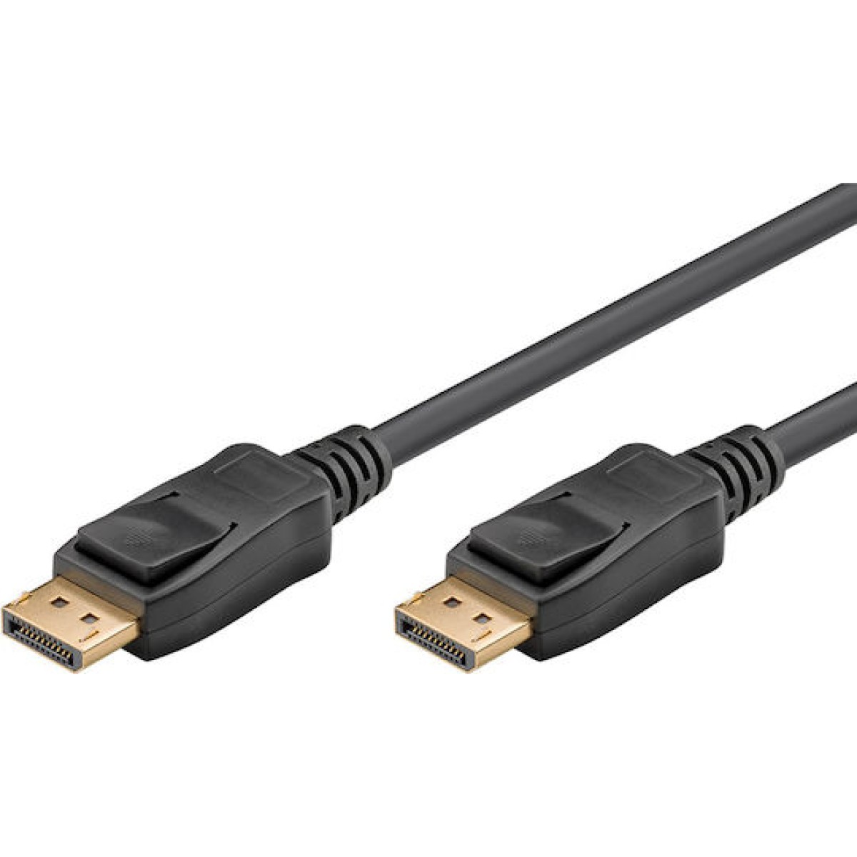 Goobay Cable DisplayPort male - DisplayPort male 2m Μαύρο (74744)