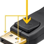 Goobay Cable DisplayPort male - DisplayPort male 2m Μαύρο (74744)