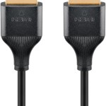 Goobay HDMI 2.0 Cable HDMI male - HDMI male 5m Μαύρο