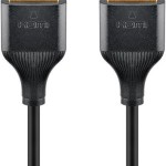 Goobay HDMI 2.1 Cable HDMI male - HDMI male 0.5m Μαύρο