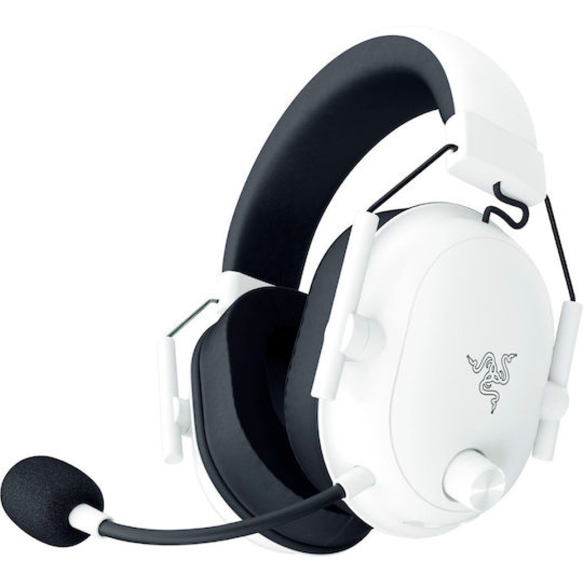 Razer BlackShark V2 HyperSpeed Ασύρματο Over Ear Gaming Headset με σύνδεση Bluetooth / USB Λευκό