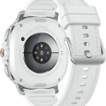 Samsung Galaxy Watch8 Classic Stainless Steel 46mm Αδιάβροχο με Παλμογράφο (Λευκό)