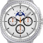 Samsung Galaxy Watch8 Classic Stainless Steel 46mm Αδιάβροχο με Παλμογράφο (Λευκό)