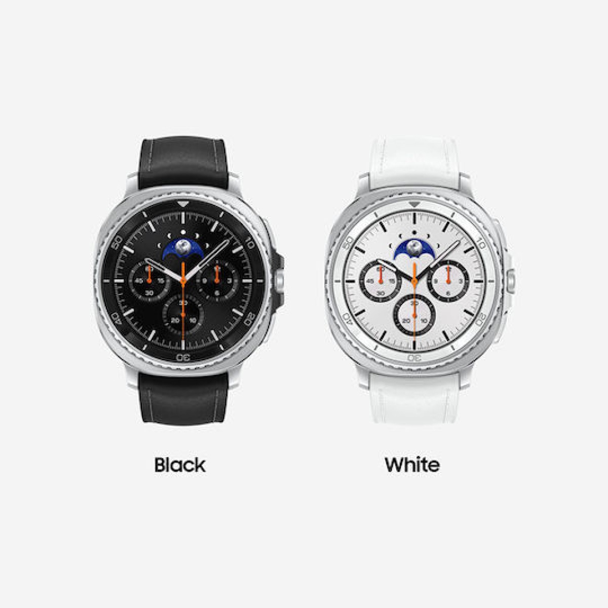 Samsung Galaxy Watch8 Classic Stainless Steel 46mm Αδιάβροχο με Παλμογράφο (Λευκό)
