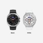 Samsung Galaxy Watch8 Classic Stainless Steel 46mm Αδιάβροχο με Παλμογράφο (Λευκό)