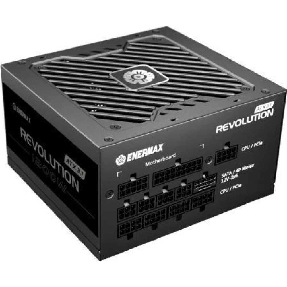 Enermax Revolution D.F. 2 rev. 2.0 1200W Μαύρο Τροφοδοτικό Υπολογιστή Full Modular 80 Plus Gold