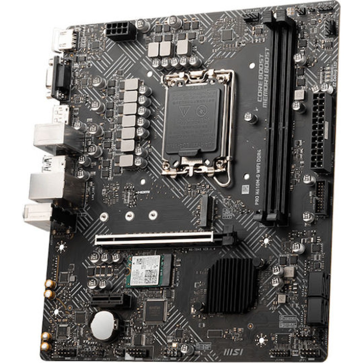 MSI Pro H610M-G WIFI DDR4 Motherboard Micro ATX με Intel 1700 Socket