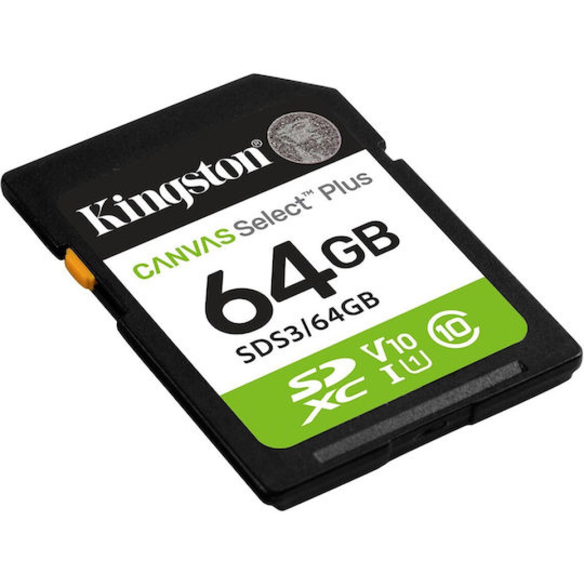 64gb Sd Memory Card Kingston Canvas Select Plus Uhs-i U1 V10 Read Speed Up To 100mb/s