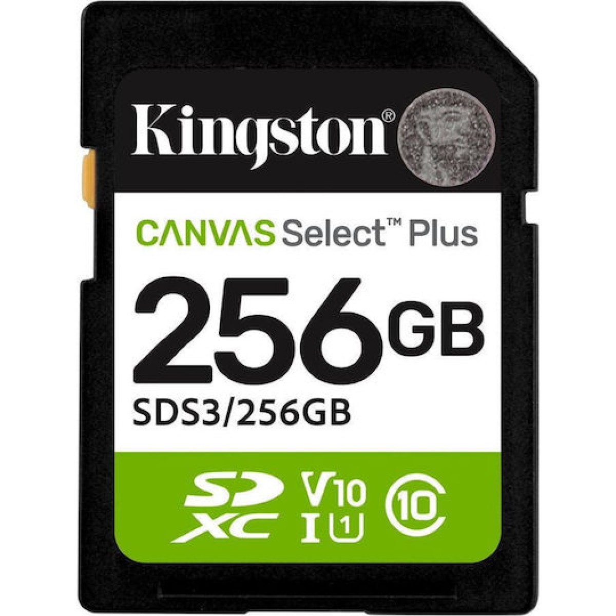 256gb Sd Memory Card Kingston Canvas Select Plus Class 10 Uhs-i Read Speed Up To 100mb/s