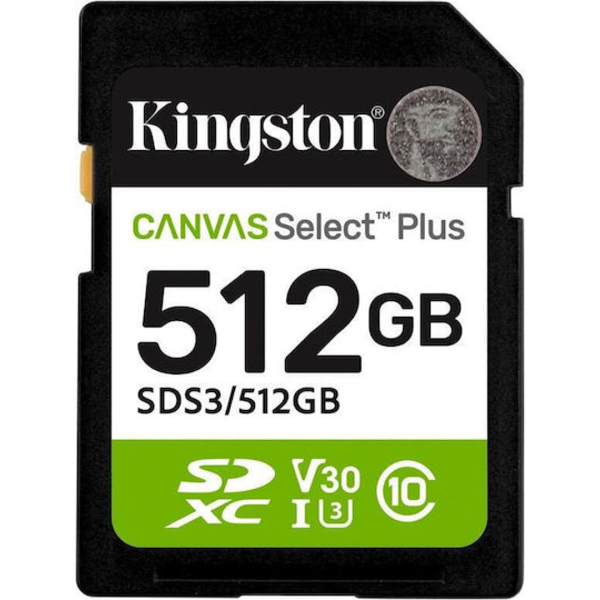 512gb Sd Memory Card Kingston Canvas Select Plus Class 10 Uhs-i Read Speed Up To 150mb/s