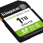 1tb Sd Memory Card Kingston Canvas Select Plus Class 10 Uhs-i Read Speed Up To 150mb/s