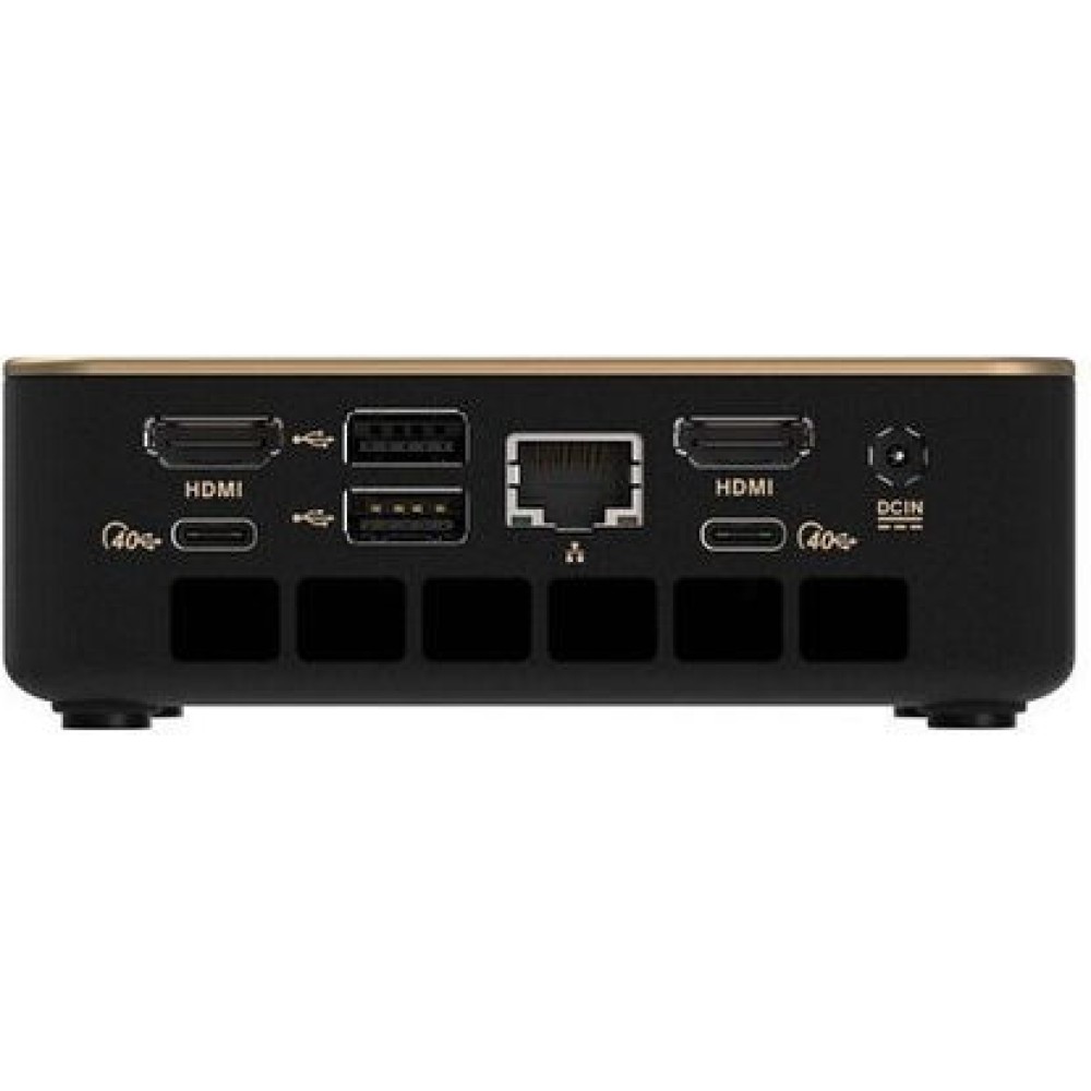 Sapphire Mini Pc Sapphire Edge Ai 370 Amd Ryzen Ai 9 Hx 370 2.5 Gigabit Black Gold 117x111x30mm