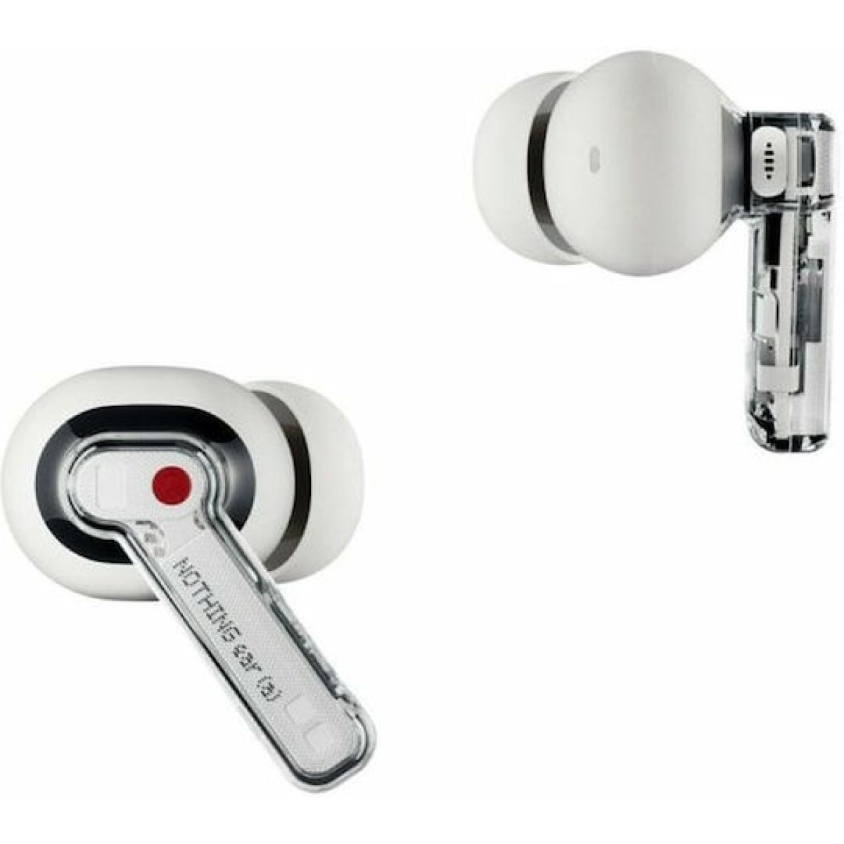 Nothing Ear (a) In-ear Bluetooth Handsfree Ακουστικά με Αντοχή στον Ιδρώτα και Θήκη Φόρτισης Λευκά