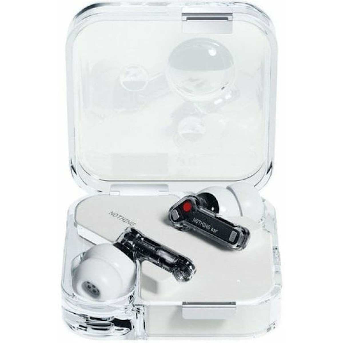 Nothing Ear In-ear Bluetooth Handsfree Ακουστικά με Αντοχή στον Ιδρώτα και Θήκη Φόρτισης Λευκά
