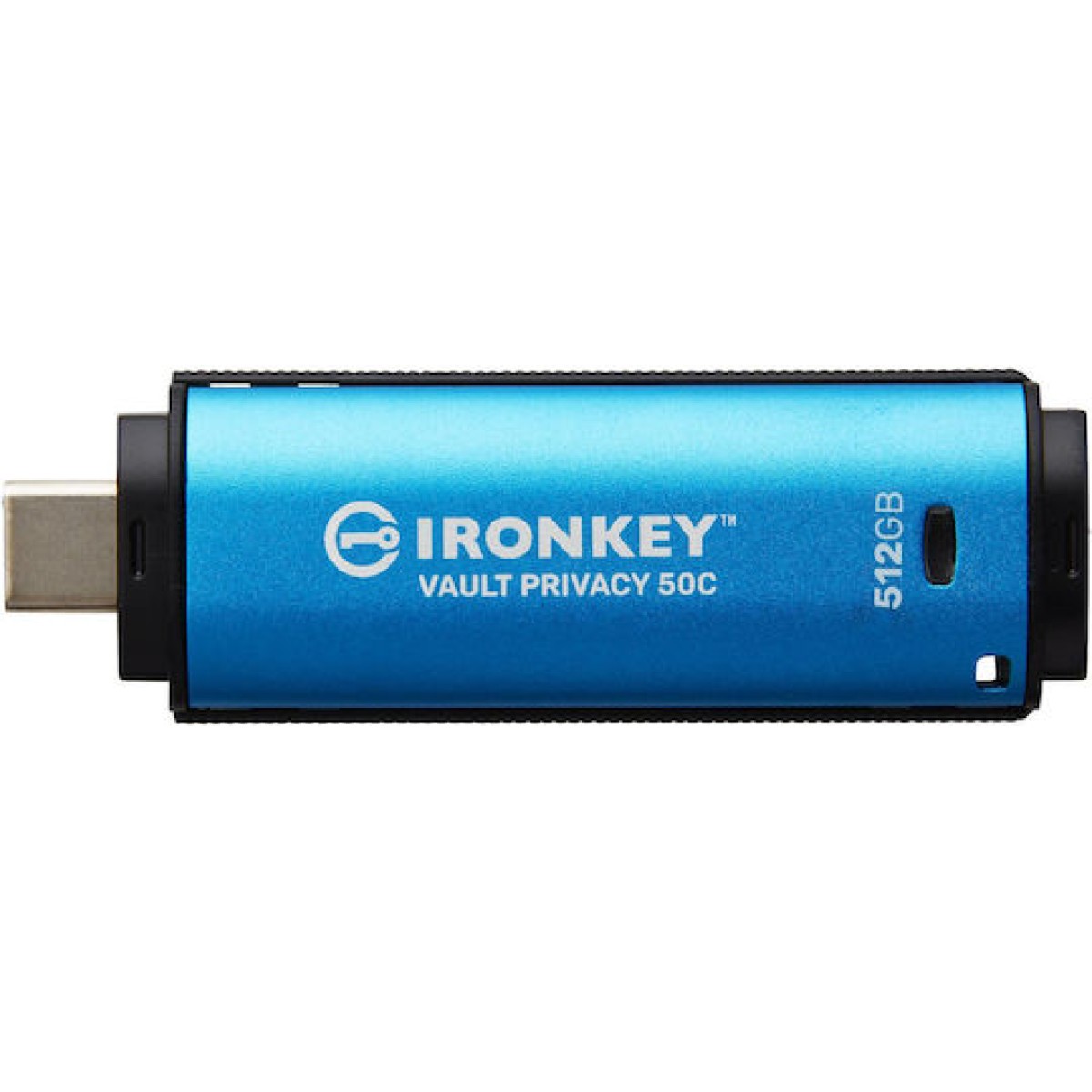 Kingston IronKey Vault Privacy 50 512GB USB 3.2 Stick με σύνδεση USB-C Μπλε