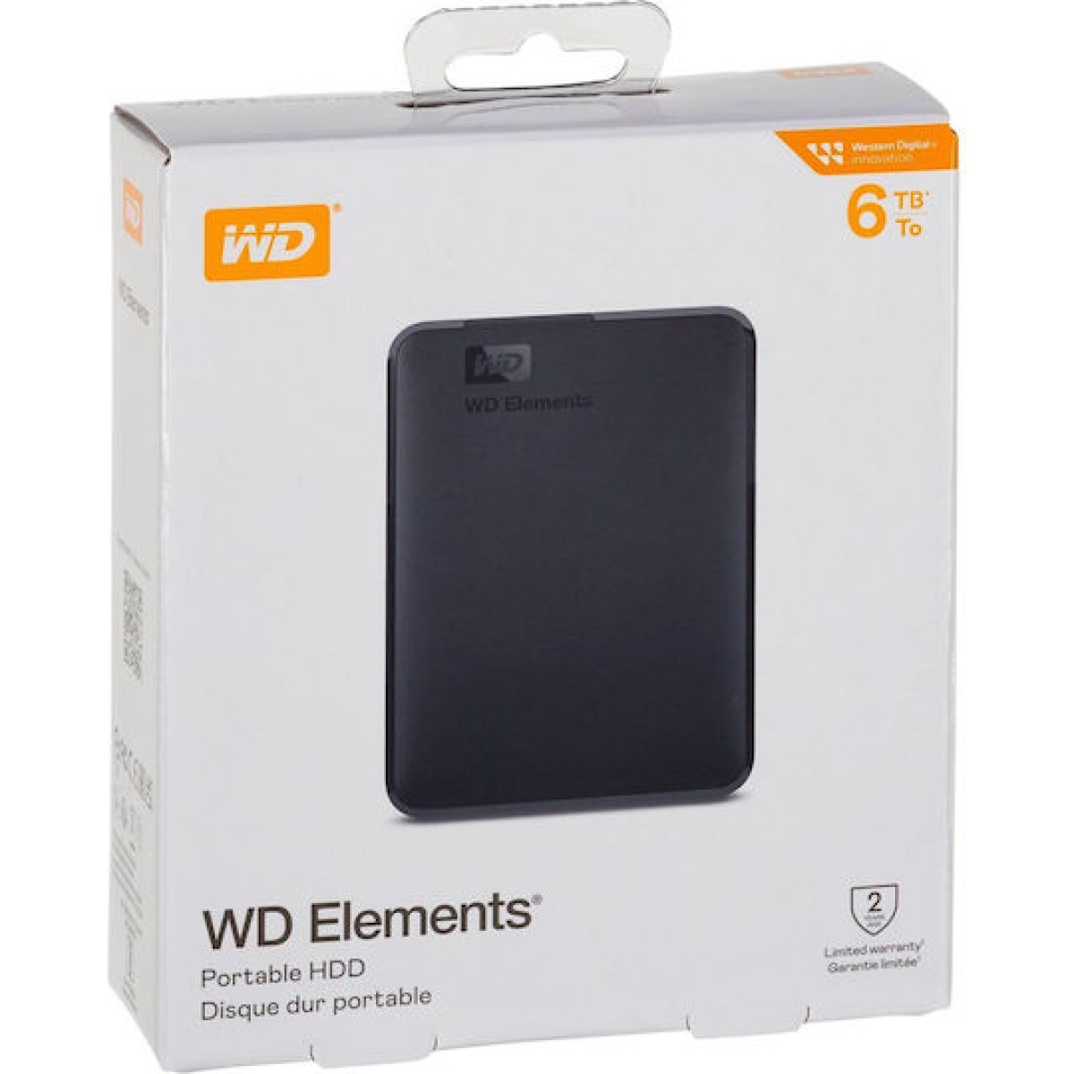 Western Digital Elements Portable USB 3.0 Εξωτερικός HDD 6TB 2.5