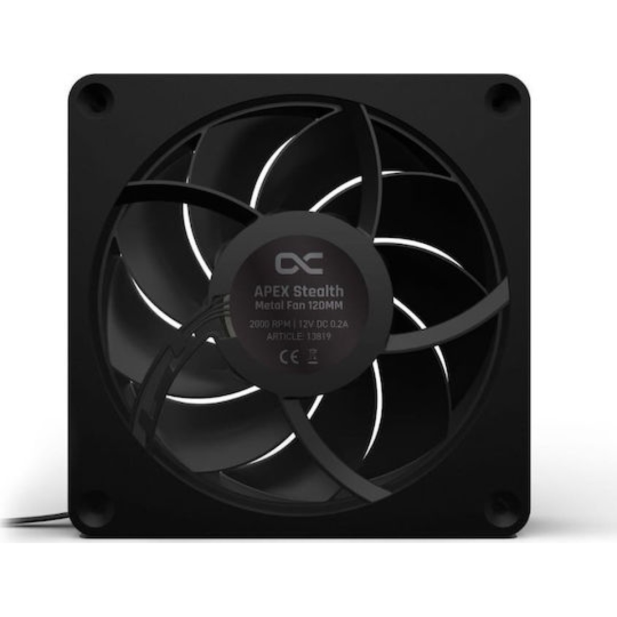 Alphacool Apex Stealth Case Fan 120mm με Σύνδεση 4-Pin PWM