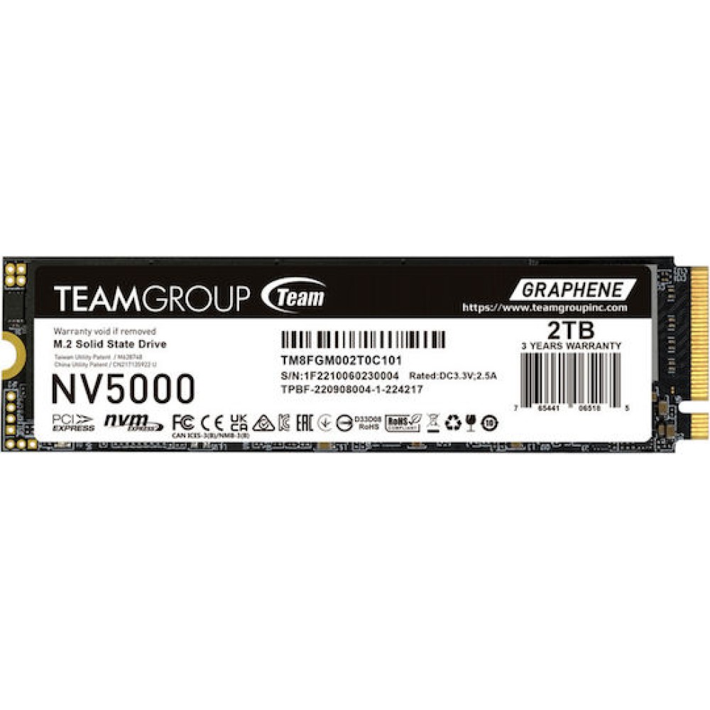 TeamGroup NV5000 SSD 2TB M.2 NVMe PCI Express 4.0
