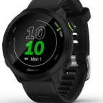 Forerunner 55 (schwarz, 42 mm, Silikon-Armband)